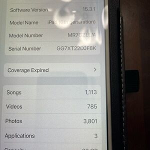 Black iPad 6th Generation